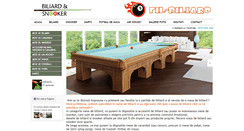 Desktop Screenshot of biliard-snooker.com